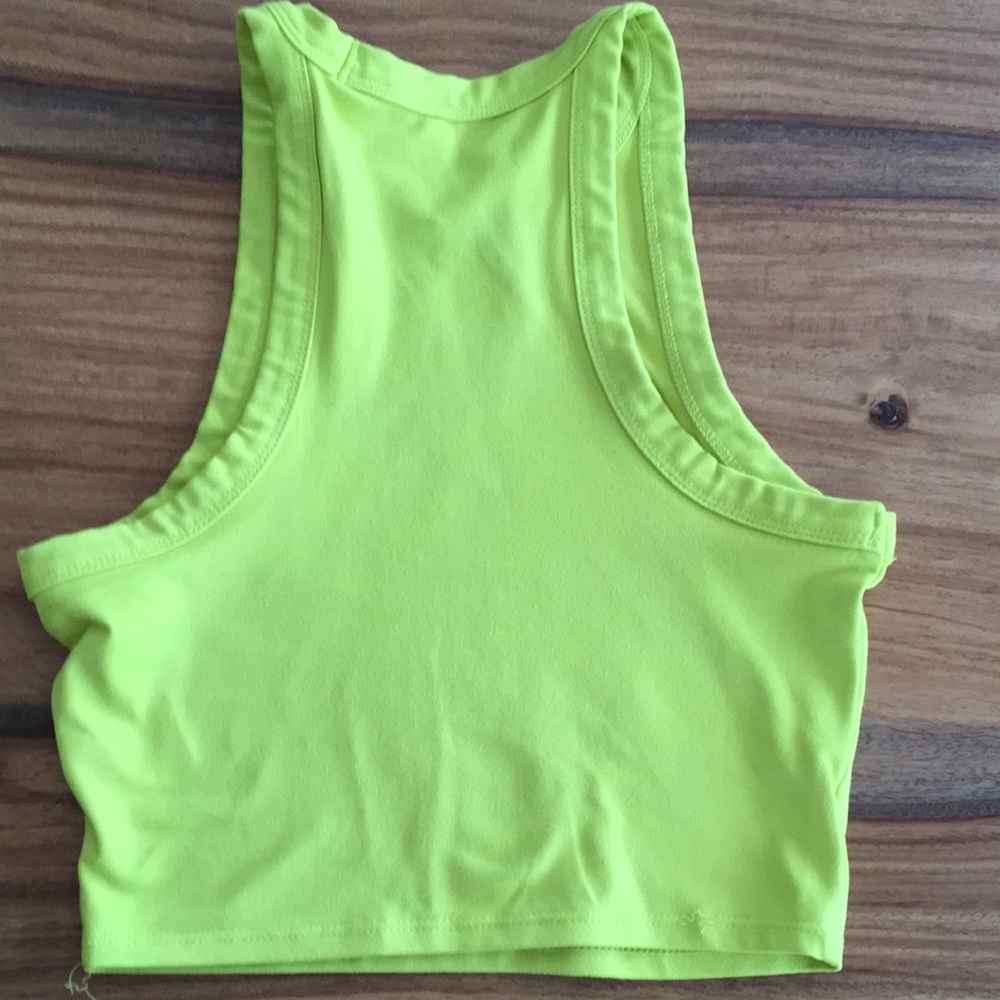 Racerback Style Crop Top Size Extra Small - Picture 2 of 4